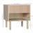 Bedroom Nightstand Set of 2, Side Table with Storage Shelf, Drawer