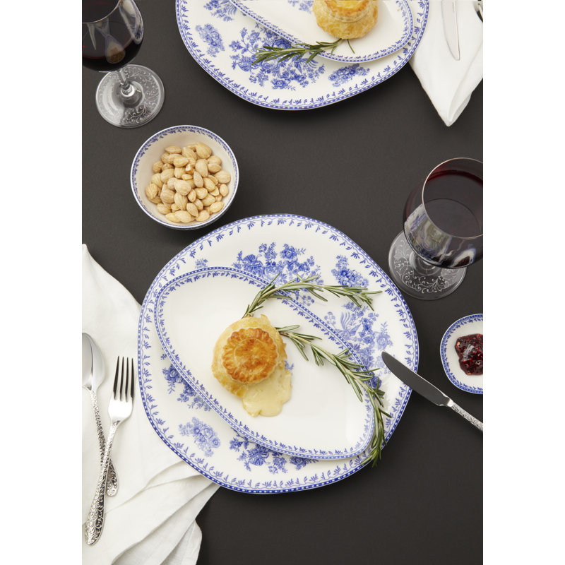 Lancaster Blue Sauce Dishes, 1 oz, by Luzerne