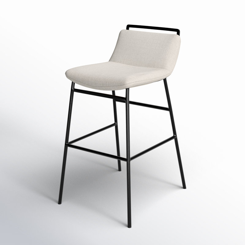 Mylo Upholstered Counter Stool - Metal Frame | Wayfair