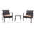Dryer 2 - Person Patio Conversation Set with Cushions-1895414516