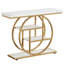 41.34'' Marble Top Console Table