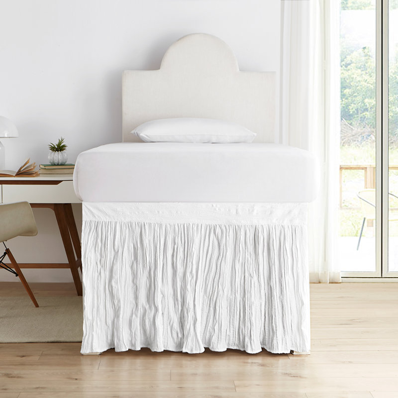 Tailored Wrap Around Bed Skirt, Hint of Mint