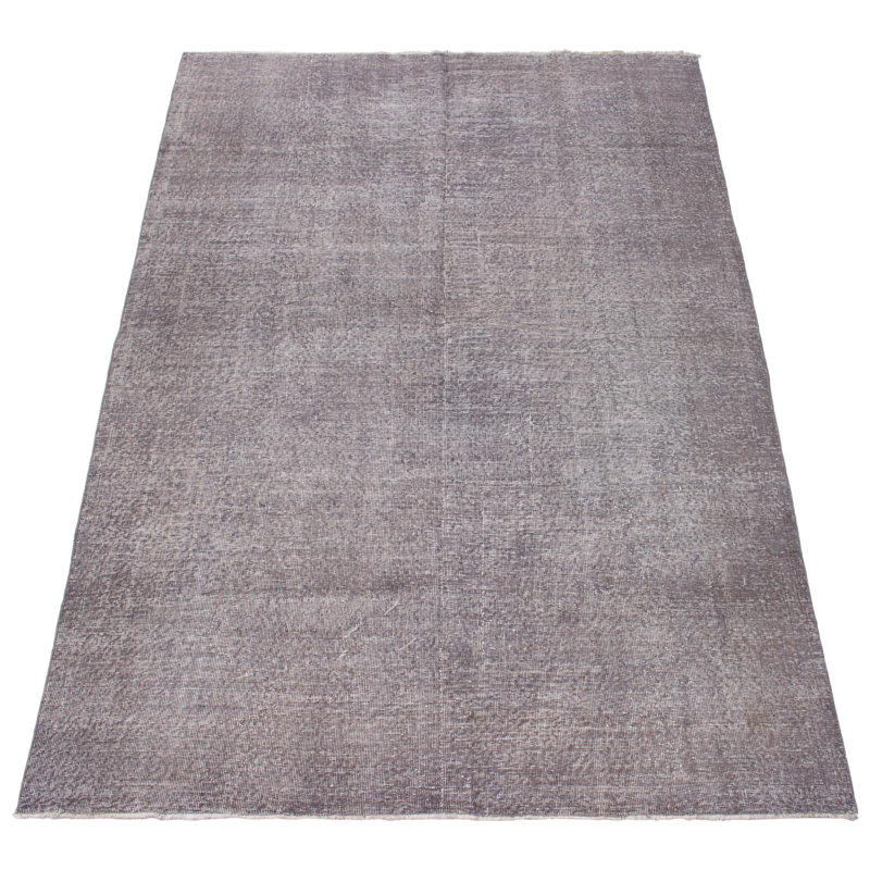 Tapis unique en laine gris 6 pi 7 po x 9 pi 7 po One Age of a Kind Kind