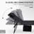 Folding Yard Relax Chair, 5 Adjustable Angles, Breathable Mesh, & Pocket, Strong Frame, Black For Outdoor, Patio Lounge 5 , Side Foldable, Outdoor Use
