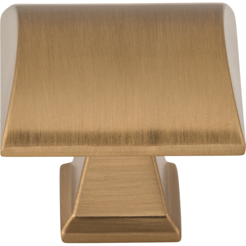 Roman Square Knob, Satin Bronze