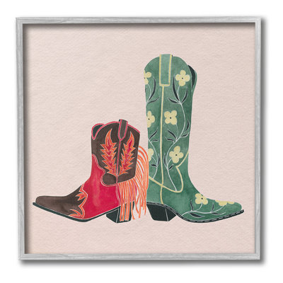 Bc-665_FG " Patterned Cowgirl Boots " by Grace Popp