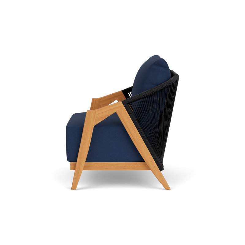Alpine Outdoor Teak Armchair, Sandberg Navy