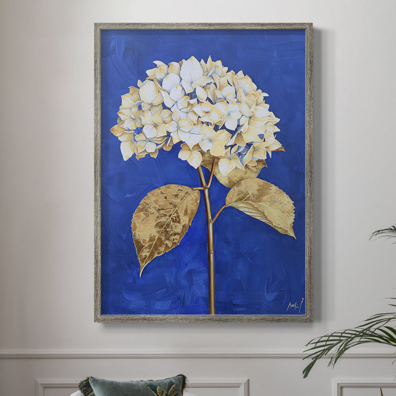 Reproduction encadrée FLORAL Series XC III - bois massif, H 11 po x l 9 po