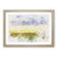 Flock of Birds Above Sunflowers - Picture Frame Painting Print-56853893-56853901