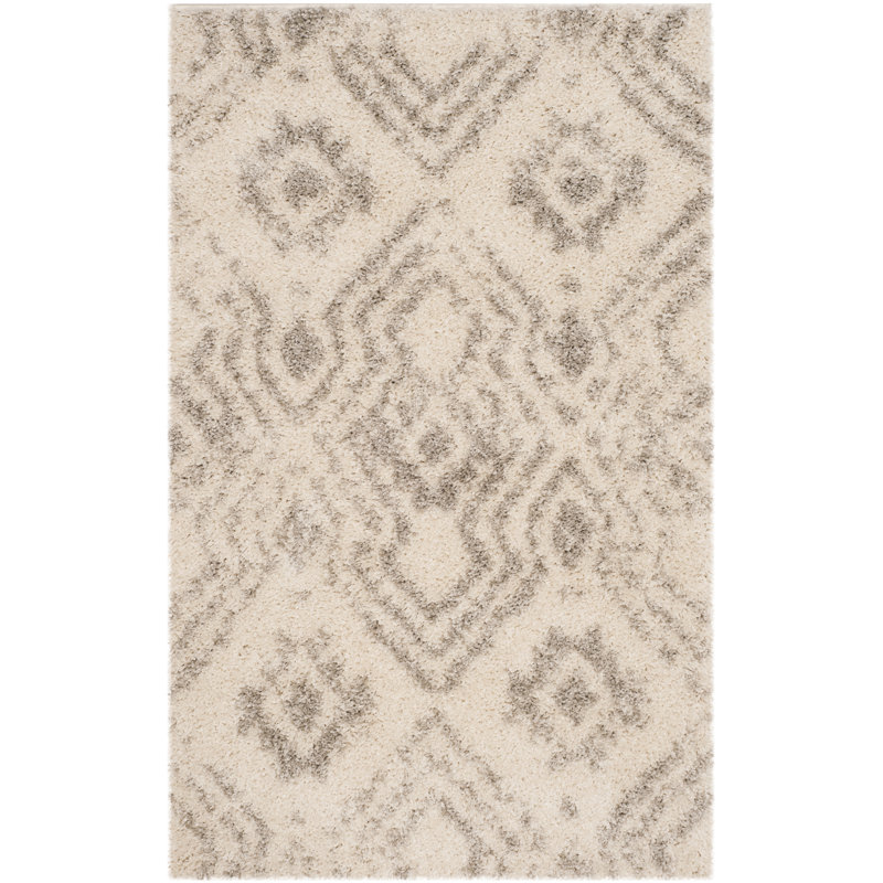 Wenham Geometric Hand Woven Area Rug, Rectangle 91 x 152 cm