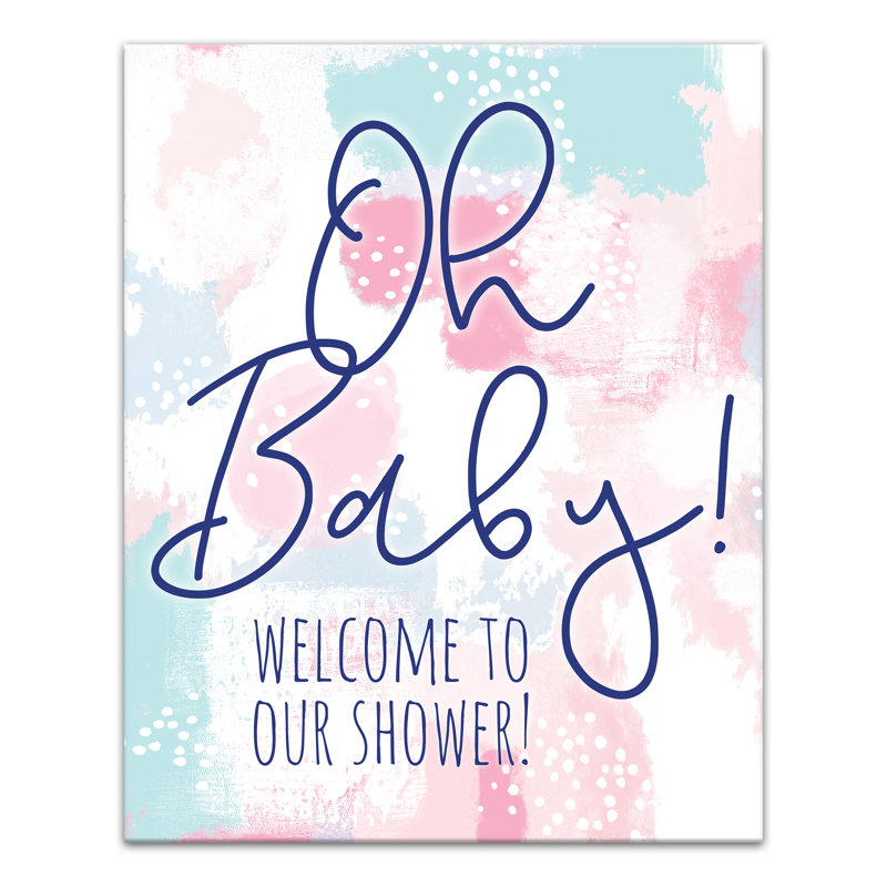 Art sur toile Navi Oh Baby Shower