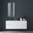 Eliott 16" x 30" Frameless Arched Beveled Recessed Medicine Cabinet with Mirror and 3 Adjustable Shelves