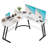 Vanesa 120cm L-Shape Computer Desk Metal Base Corner Gaming Desk Large PC Writing Table-1978673084-1986091453