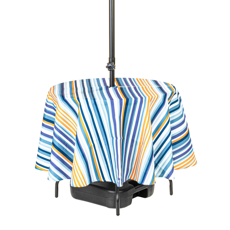 Ortansa Striped Water Repellent Tablecloth, 180cm W x 180cm L