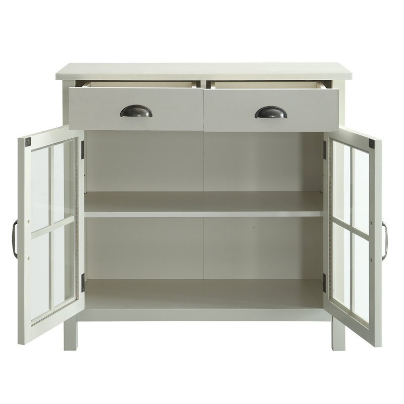 Omolana Accent Cabinet, Easy White