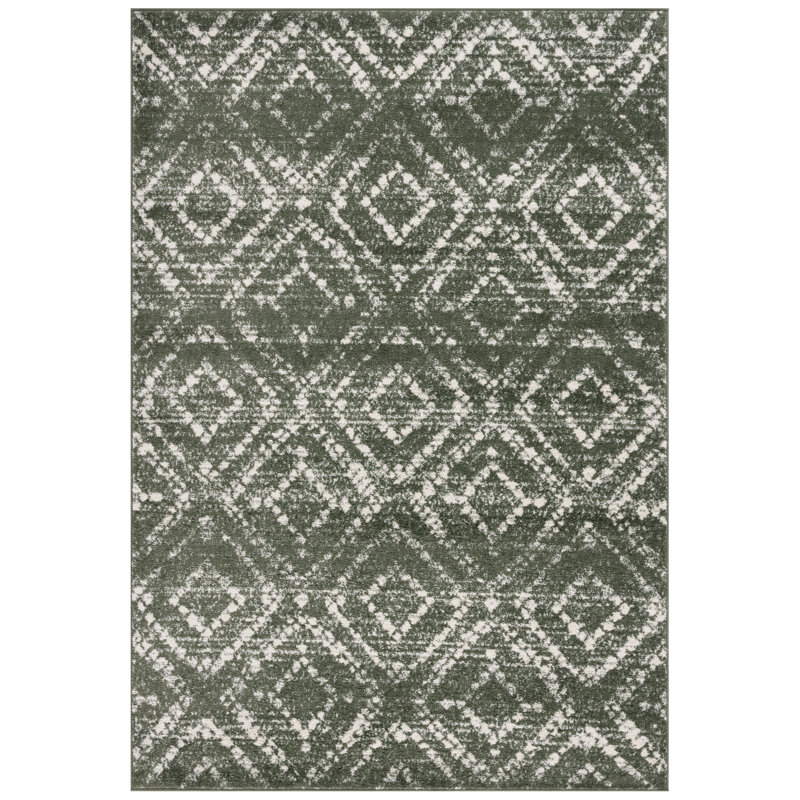 Keleigh Performance Geometric Rug, Rectangle 4' x 6'
