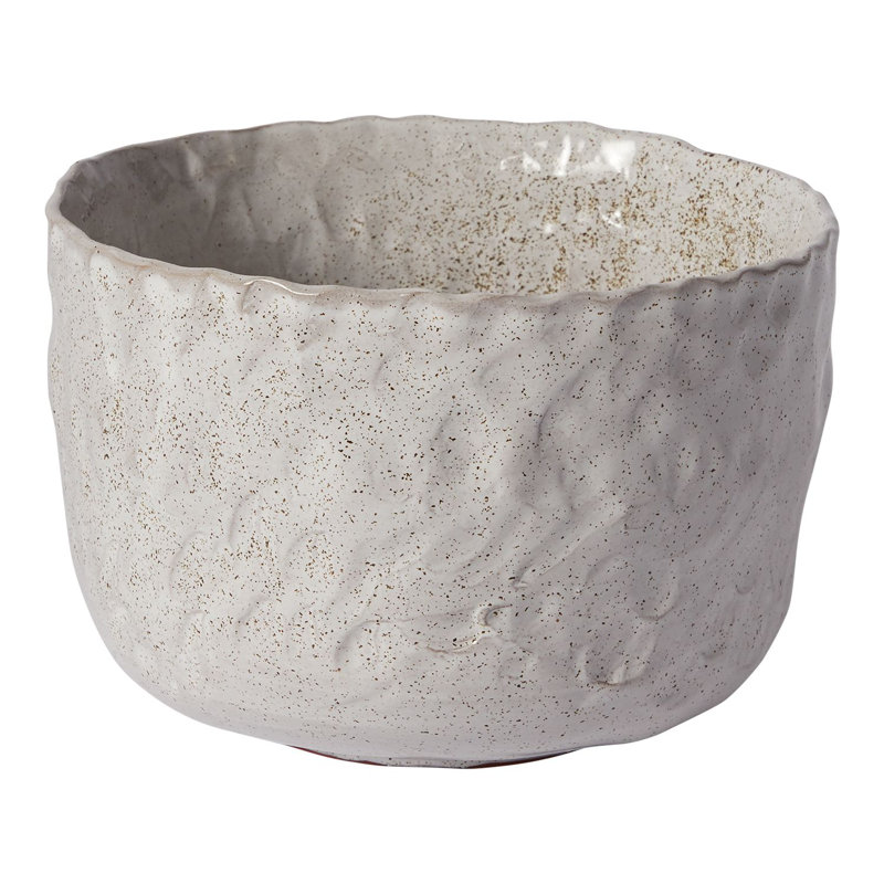 Handmade Ceramic Pot Planter, 5.5" H x 8" W x 8" D