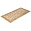 Tapis ivoire / sable noué à la main de conception unique 6 pi 4 po x 12 pi 9 po Keller