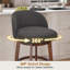 Tabouret de bar pivotant moderne Detweiler 34,2 po H-136839861-138402465