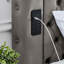 Structure de lit à baldaquin, lit plateforme tapissier avec tête de lit capitonnée, haut-parleur Bluetooth intégré, ports de charge USB-A et USB-C-755656643