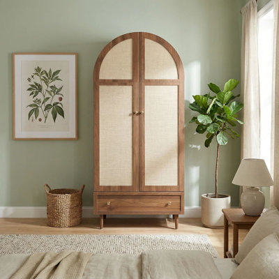 2 Door Manufactured Wood Wardrobe
