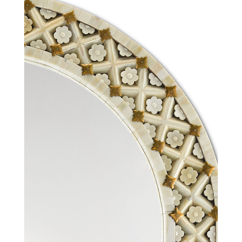 Ellaria Arch Bone Wall Mirror