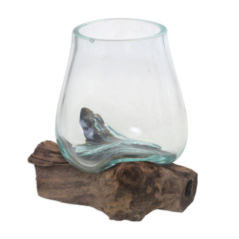 Vase de table en verre Oxendine