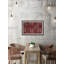 Red Tribal Pattern - Single Picture Frame Print-111454202