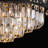 48" Dimmable Crystal Ceiling Fan Retractable Blades Ceiling Fan with LED Light and Remote Control