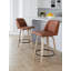 Tabouret de comptoir pivotant 25,5 po Arabelle-84969251