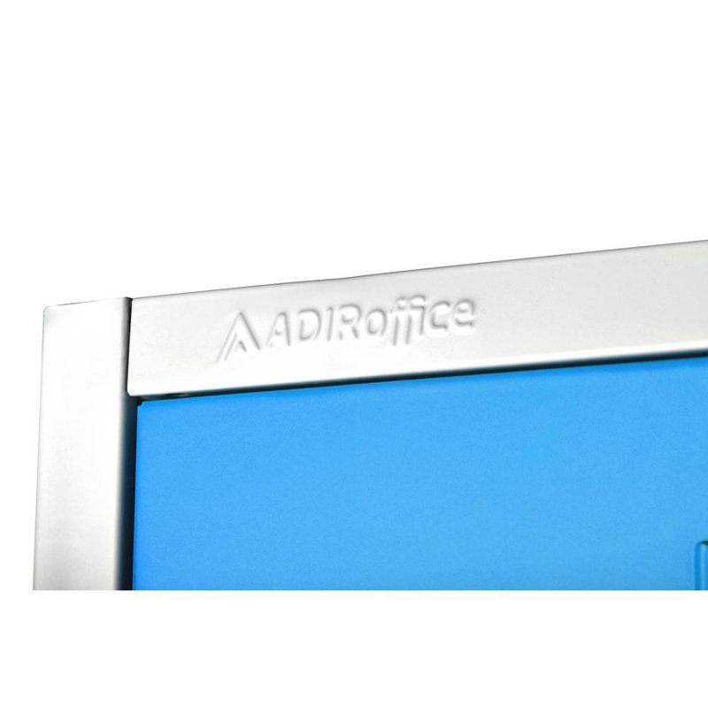 Blue Steel 72" Tall 2-Door Office Locker