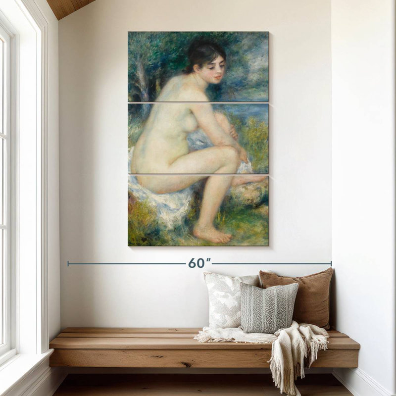 Femme nue dans un paysage