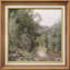 «Green Spring Summer Forest Tree River», peinture sur toile encadrée-86450463