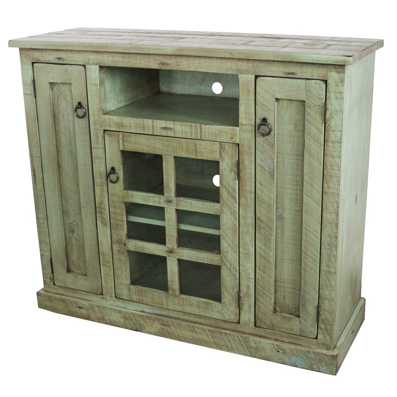 Avina Media Console, Rustic Driftwood