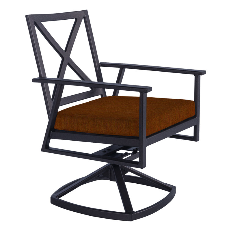 Marin Outdoor Rocker Chair, Graphite, Adena Shale
