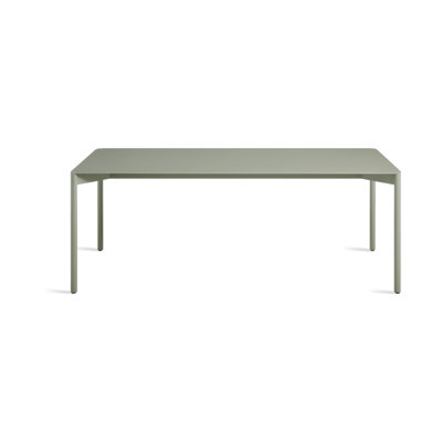 Comeuppance 80'' Metal Outdoor Dining Table