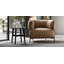 Abrey Round End Table with Wooden Base