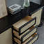 Armoire de rangement d'entrée de style moderne et minimaliste