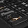 ZLINE 30 in. Autograph Paramount Rangetop in Black Stainless Steel w/ Gold Accents