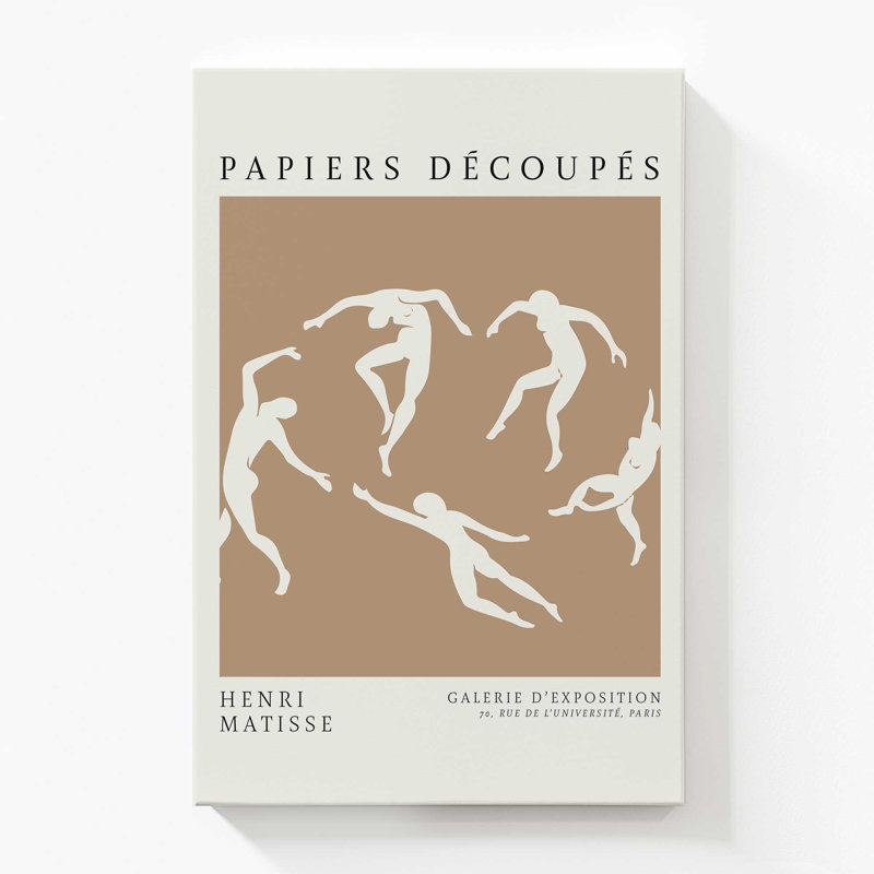 La danse en brun clair de Matisse, Toile tendue, 60" H x 40" W x 1.25" D