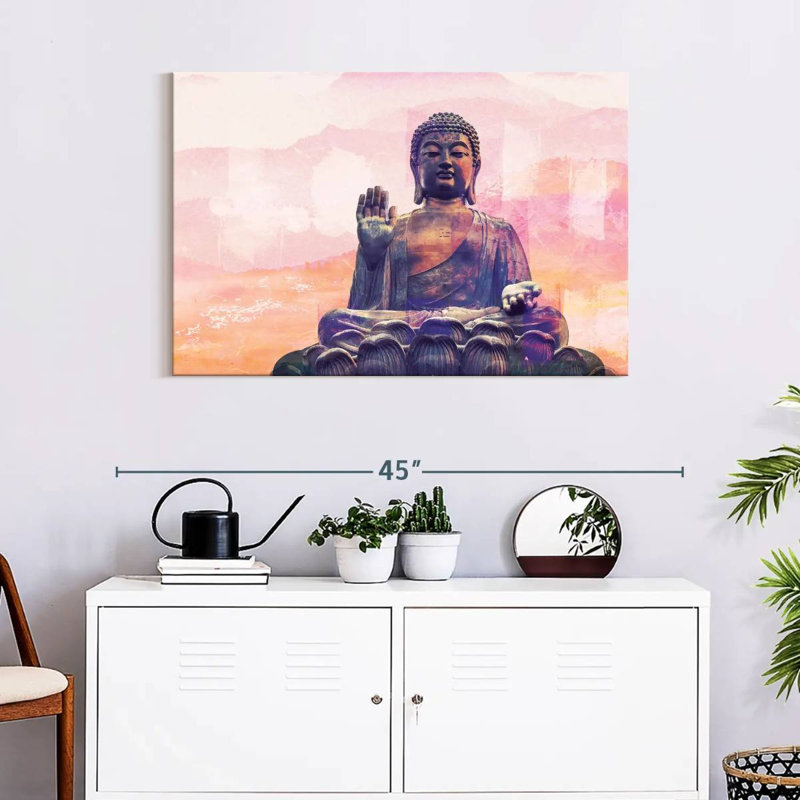 Adella Hengshan Bouddha assis, H 24 po x l 36 po
