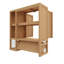 Armoire de salle de bain murale en bambou Savinr avec porte et tablette