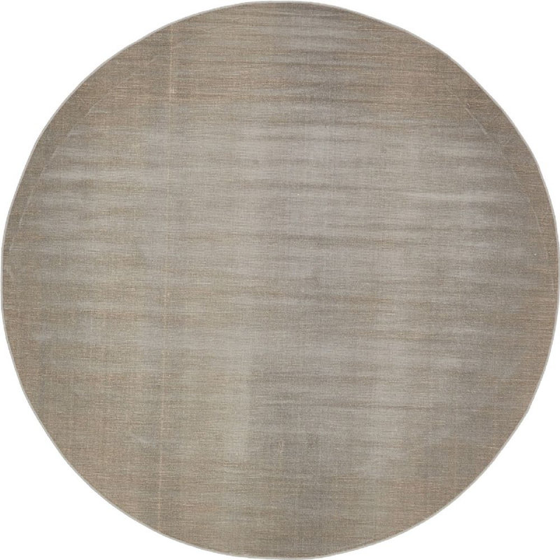Tapis gris Daan Ashwood, Rond 8 pi