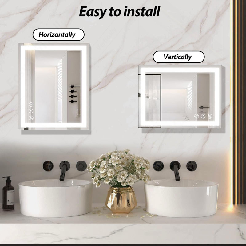 Miroir de salle de bain DEL