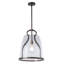 Caliper Large Pendant - Black - Plated Smoke Glass-1933437466-1933437934