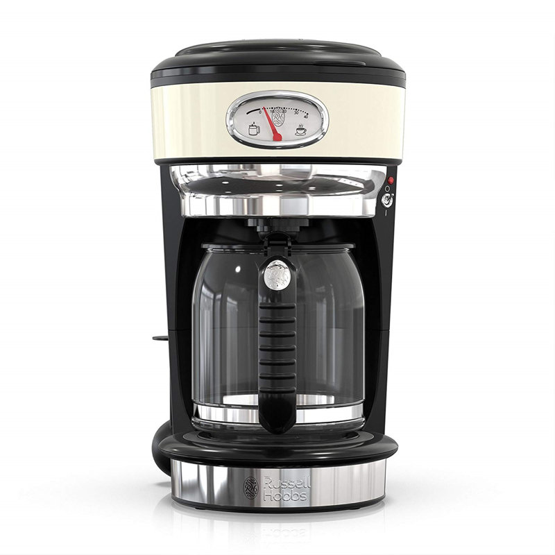 Cafetière de style rétro 8 gobelets olivier hobbs, Crème