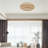 Bamboo Flush Mount Ceiling Light Fixture