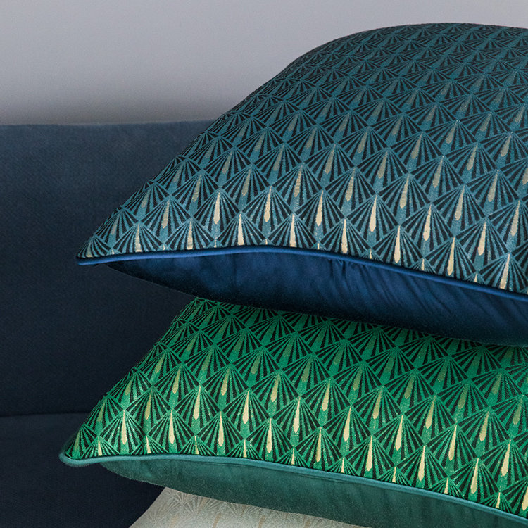 Northdale Accent Satin Pillow Cover, Green