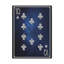 «Ten Of Club Space», carte de jeu sur toile, art mural-461276338