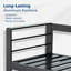 Causeuse de patio en aluminium toutes saisons de 50 po avec structure à coussins épais-1321445453-1321445455